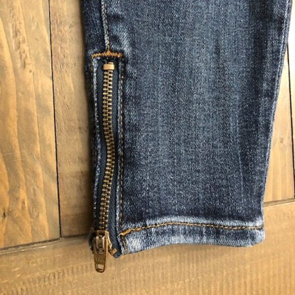 J Brand Cropped Zip Skinny Jeans in Spirited - Picture 3 of 6